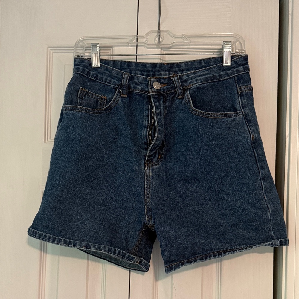 Blue Denim Shorts